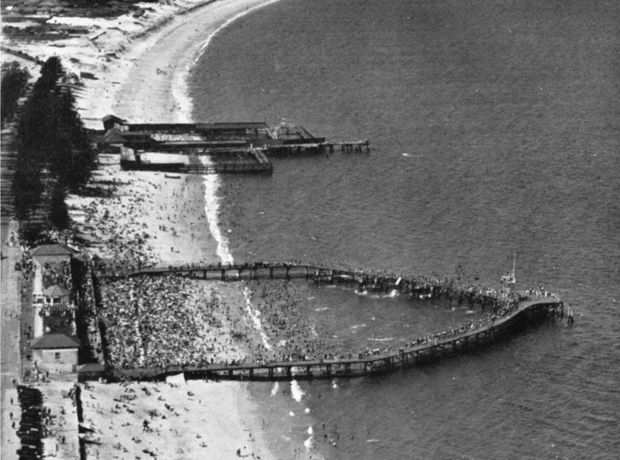 Old Brighton Baths and larger baths